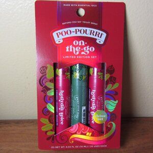 poo-pourri toilet spray on the go limited edition gift set (c225)